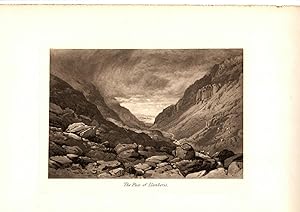 THE PASS OF LLANBERIS [INDIVIDUAL PLATE FROM ROUND ABOUT SNOWDON]