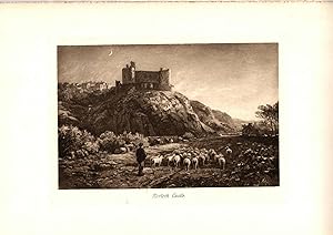 HARLECH CASTLE [INDIVIDUAL PLATE FROM ROUND ABOUT SNOWDON]