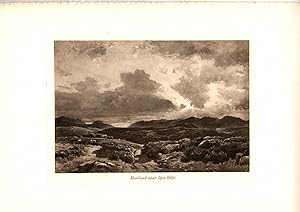 MOORLAND NEAR LLYN HELSI [INDIVIDUAL PLATE FROM ROUND ABOUT SNOWDON]