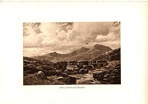 PONT Y GARTH AND SNOWDON [INDIVIDUAL PLATE FROM ROUND ABOUT SNOWDON]
