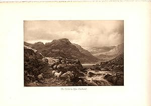 THE OUTLET TO LLYN CRAFNANT [INDIVIDUAL PLATE FROM ROUND ABOUT SNOWDON]