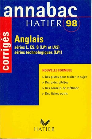 Anglais séries L ES S (LV1 et LV2) séries technologiques (LV1)