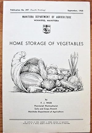 Home Storage of Vegetables