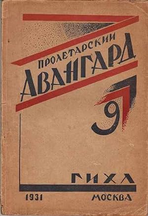 Proletarskij Avangard. Nr. 9, 1931.