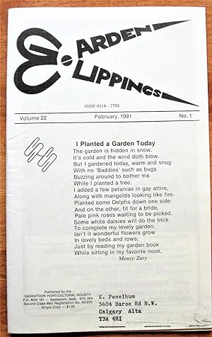 Garden Clippings April 1990