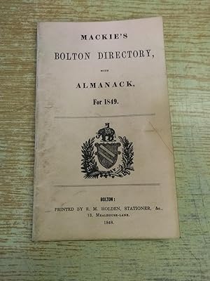Bolton Directory, with Almanack for 1849