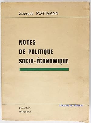 Notes de politique socio-économique