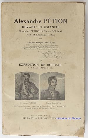 Alexandre Pétion devant l'Humanité Expédition de Bolivar
