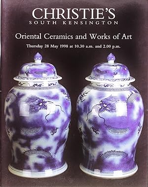 Christie's Oriental Ceramics and Works of Art (28 May 1998)