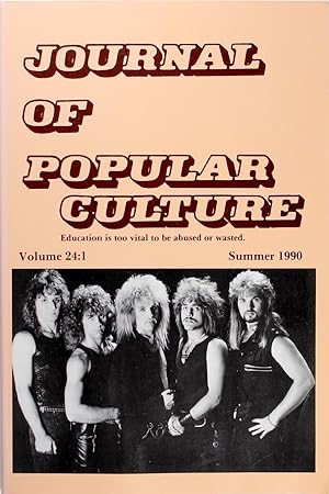 Journal of Popular Culture Summer 1990 Volume 24.1