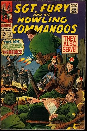 SGT. FURY AND HIS HOWLING COMMANDOS #46-SEVERIN ART VG