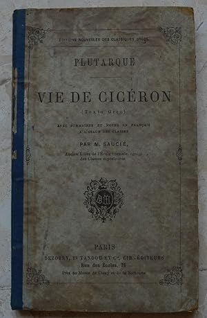 Vie de Cicéron (texte grec).