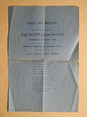 Visit to Bristol of King Edward VII & Queen Alexandra 1908