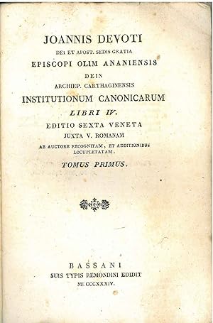 Joannis Devoti dei et apost. sedis gratia episcopi olim Ananiensis dein archiep. Carthaginensis I...