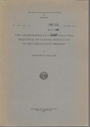 The Geomorphology and Volcanic Sequence of Steens Mountain in Southeastern Oregon (University of ...