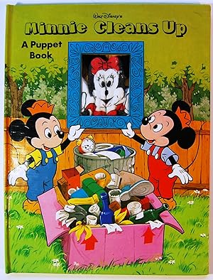 Minnie Cleans Up: A Puppet Book [Hardcover] [Jan 01, 1978] Disney, Walt
