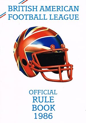 British American Football League : Official Rule Book 1986 :