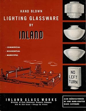 HAND BLOWN LIGHTING GLASSWARE BY INLAND Inland Glass Works