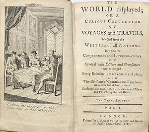 The World Displayed; or, a Curious Collection of Voyages and Travels . 20 vols. In 10 . LEATHER