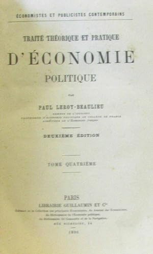 Traité théorique et pratique d'économie politique - tome quatrième