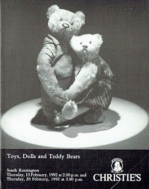 Christies February 1992 Toys, Dolls and Teddy Bears
