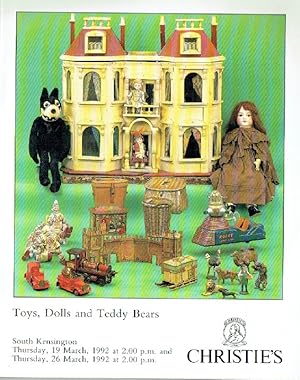 Christies March 1992 Toys, Dolls and Teddy Bears