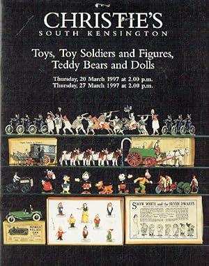 Christies March 1997 Toys, Toy Soldiers and Figures, Teddy Bears and Dolls