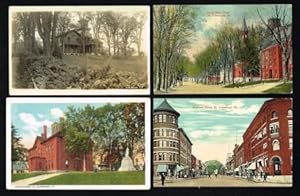 St. Johnsbury, Vermont; Lot of Four Antique Postcards C1910-20