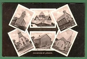 Churches of Lanark [Ontario]; Antique Printed Postcard