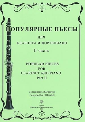 Popular pieces for clarinet and piano. Part 2