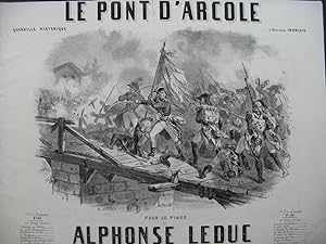 LEDUC Alphonse Le Pont d'Arcole Piano ca1850