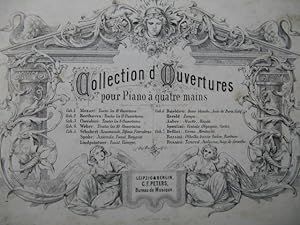 Collection d'Ouvertures Opéra Piano 4 mains XIXe
