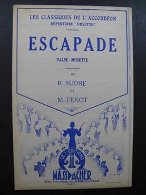 Escapade Valse Musette R. Sudre M. Fenot Accordéon 1953