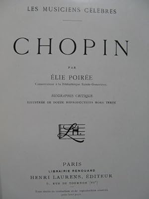 POIRÉE Élie Chopin Biographie Critique