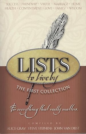 Lists to Live By The First Collection: For Everything that Really Matters