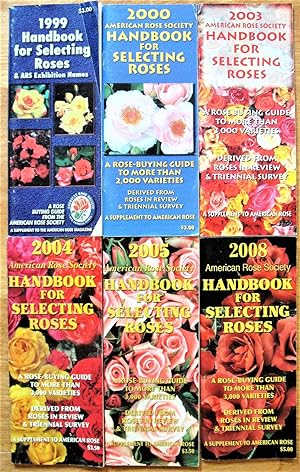 Lot of Six: American Rose Society Handbook for Selecting Roses