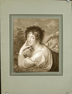 Untitled image of a women with Lyre.