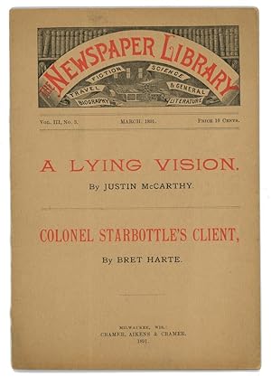 "Colonel Starbottle's Client" in The Newspaper Library (magazine)