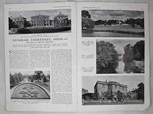 Original Issue of Country Life Magazine Dated November 7th 1941 with Main Feature on Nuneham Cour...