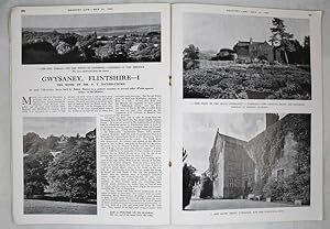 Original Issue of Country Life Magazine Dated May 14th 1943 with Main Feature on Gwysaney (Part-1...