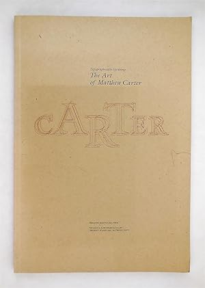Typographically Speaking: The Art of Matthew Carter