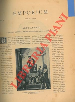 Arte antica: Lorenzo Lotto e Antonio Allegri detto Il Correggio.