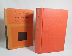 Beyond Formalism Literary Essays 1958-1970