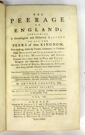 The Peerage of England Vol. VII