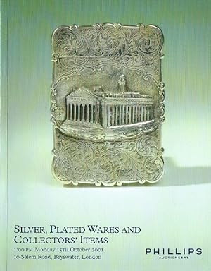 Phillips October 2001 Silver, Plated Wares and Collector's Items