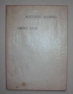 El músico en la maquina. Poemas de Rodolfo Alonso y dibujos a tinta china de Líbero Badii.