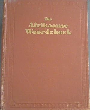 Woordeboek van die Afrikaanse Taal - Tweede Deel D-F