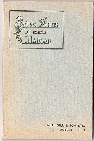 Irish and Other Poems By James Clarence Mangan with A Selection from His Translations