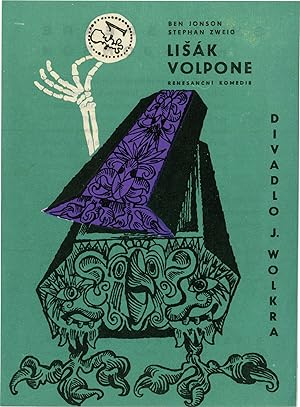 Lisak Volpone (Original flyer for the 1966 Czechoslovakian stage production)