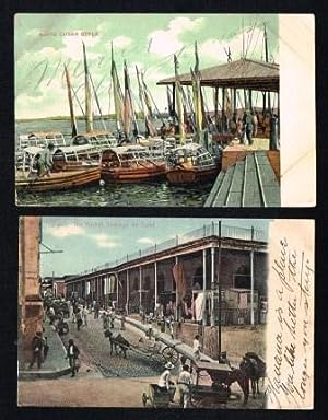 Cuba: Lot of Two Antique Postcards, 1906-8